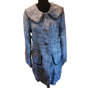 Tulle Black and white medium weight jacket. NWT